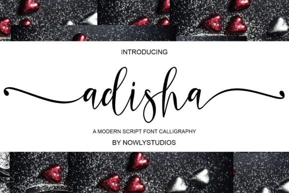 Adisha: The Dance-Like Script for Authentic Designs