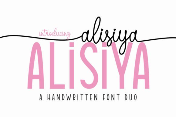 Alisiya: The Elegant Duo Font for Modern Designers