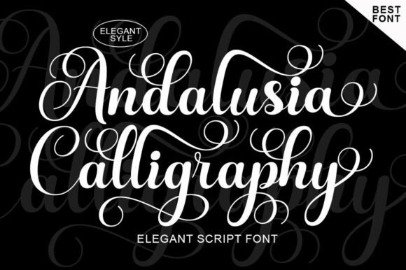 Andalusia Calligraphy: A Modern Touch of Elegant Script