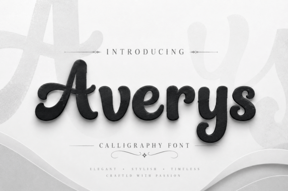 Averys: The Modern Calligraphy Font for Elegant Brands