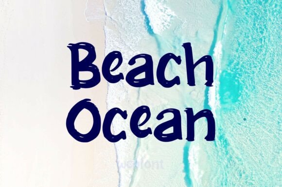 Beach Ocean: A Script Font with a Coastal Soul