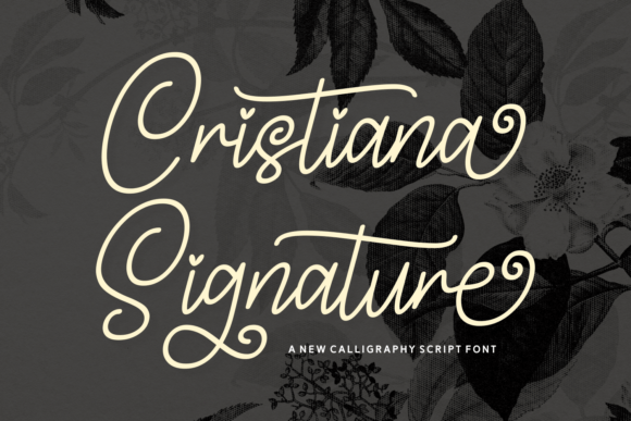 Cristiana Signature: The Art of Elegant Script Typography