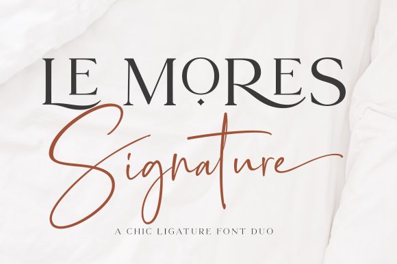 Le Mores Signature: A Font for Bold Branding