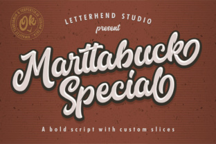 Marttabuck: A Script Font with a Distinct Personality
