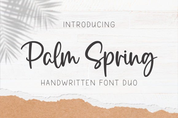 Palm Spring: A Font Pairing That Feels Like a Creative Vacation