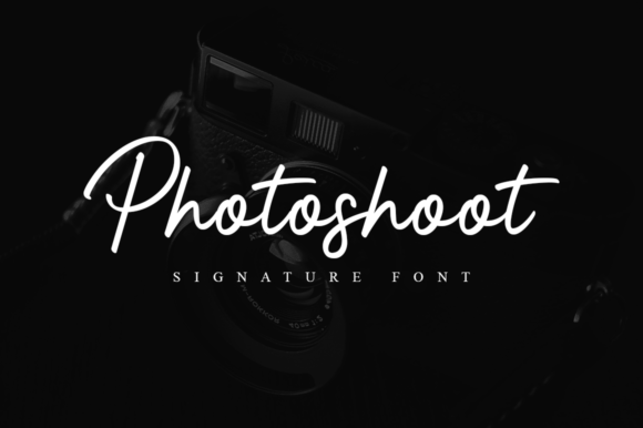 Photoshoot: A Creative Font with a Classy, Handwritten Vibe