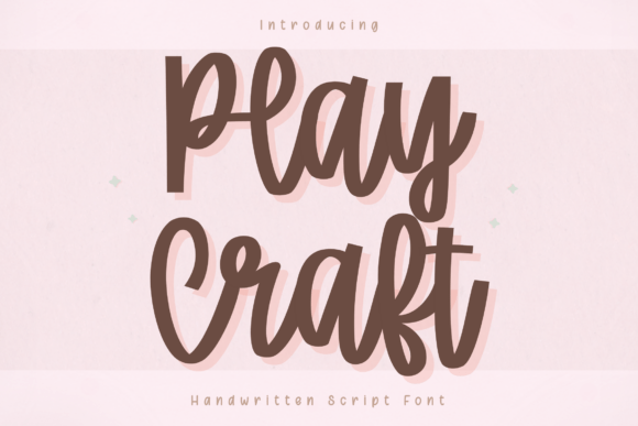 Play Craft: Your Go-To Font for Authentic Handmade Style