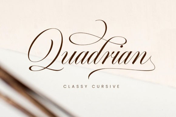Quadrian: Where Modern Calligraphy Meets Minimalist Luxury