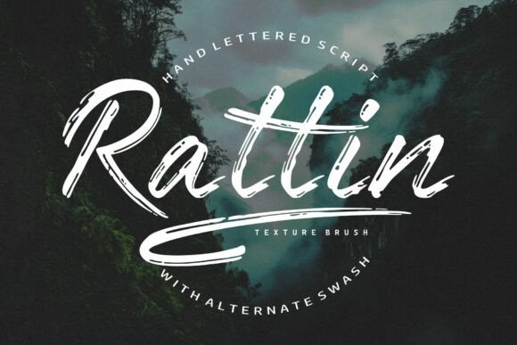 Rattin: The Textured Brush Script for Bold Statements