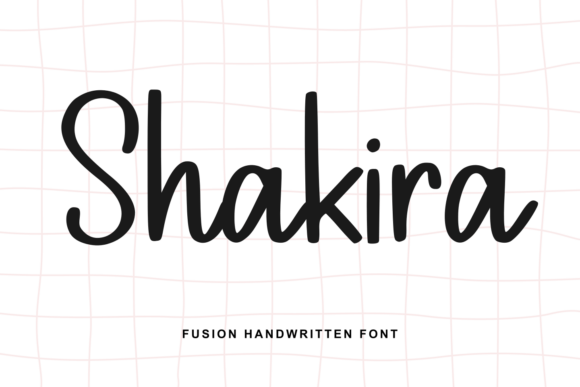 Shakira Font: A Handwritten Script That Feels Like a Warm Note