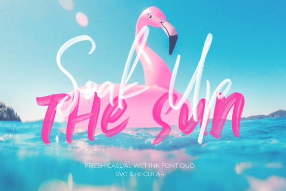 Soak Up the Sun Duo: A Font for Summer's Best Moments