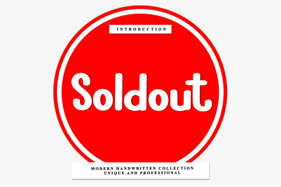 Soldout: The Artisan Script for Modern Branding