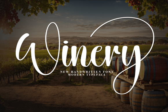 Winery: The Modern Handwritten Typeface for Elegant Brands